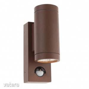Smarter Kültéri lámpatest 2x3W, barna, érzékelővel