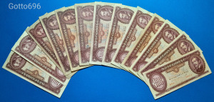 13 db -os 100 - SZÁZ - Forintos sor közte ritkábbak !!!! VF - F (L2216)