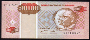 Angola 500.000 kwanzas UNC 1995