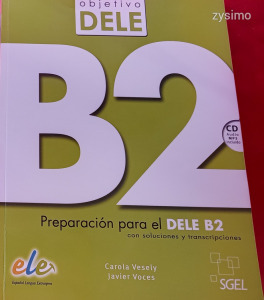 Objetivo DELE B2 spanyol nyelvvizsgafelkészítő könyv