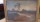 Halász J. olaj-vászon festmény tájkép kacsákkal 75x100 cm + keret Kép