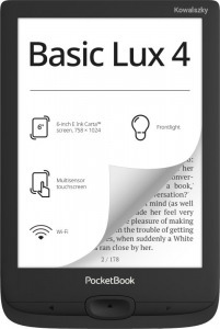 PocketBook Basic Lux 4 6 E-book olvasó 8GB Black PB618-P-WW