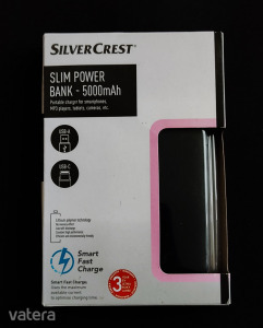 Silvercrest 5000 mAh slim Powerbank lithium polymer akku