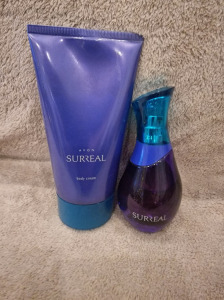 Surreal 50/40 ml Avon parfüm+ Testápoló 150 ml
