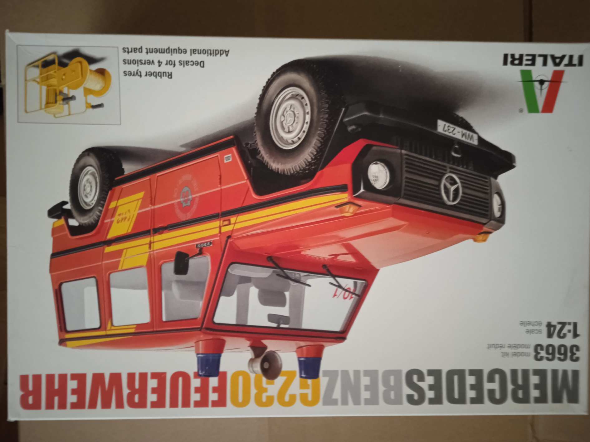 ITALERI - MERCEDES G230 POMPIERS | La Boîte à Jeux