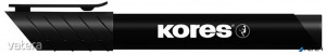 Alkoholos marker, 3-5 mm, kúpos, KORES K-Marker, fekete