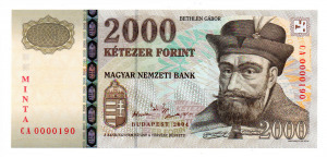 2000 Forint Bankjegy 2004 MINTA UNC