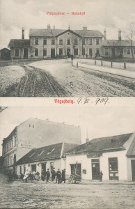 Vágújhely -  Nové Mesto nad Váhom  - BAHNHOF 1909