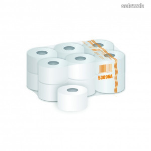 Toalettpapír hófehér, 2 rétegű, 19 cm - Vatera.hu Kép