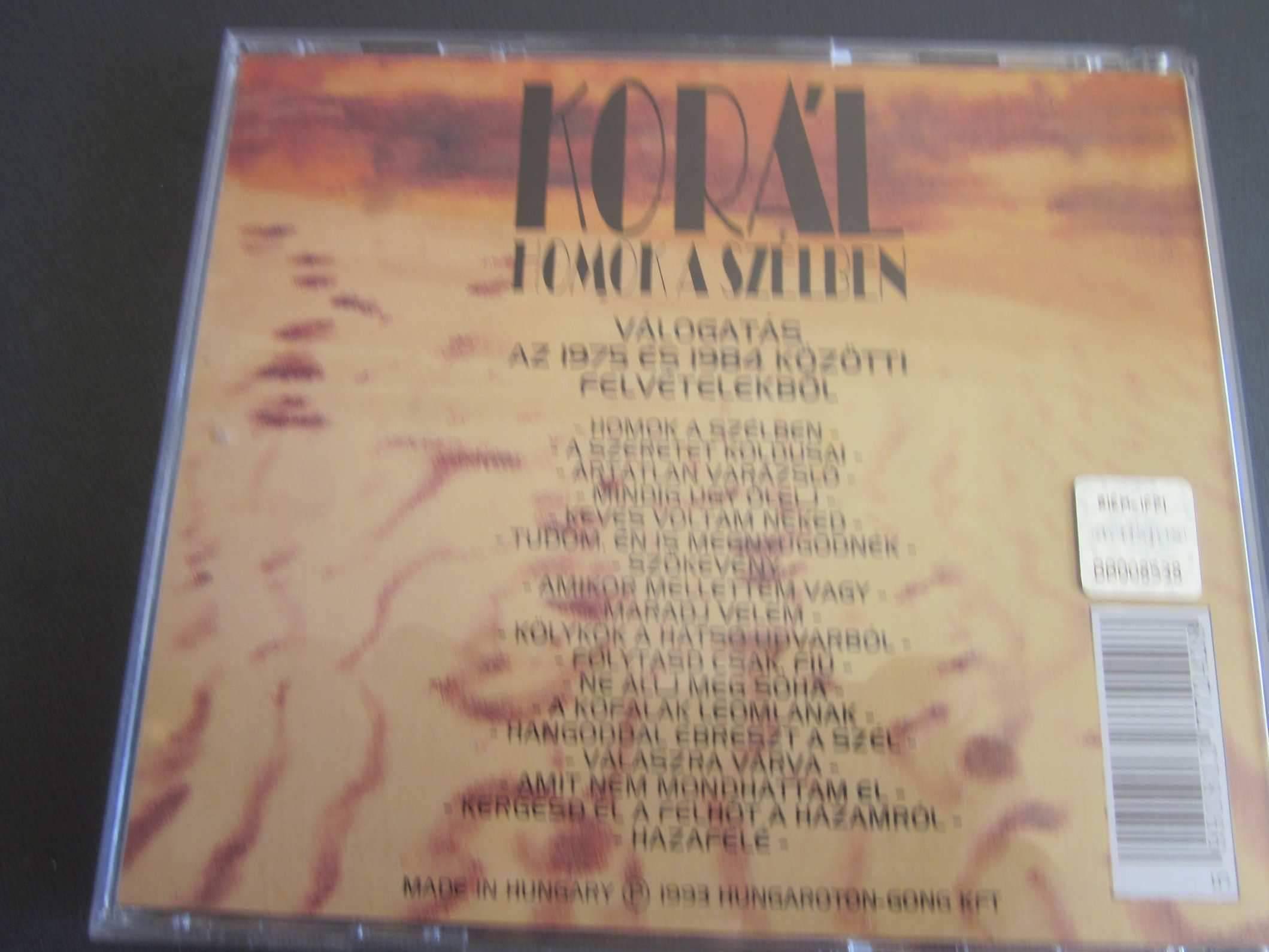 Korál - Homok a szélben  Vállogatás     CD