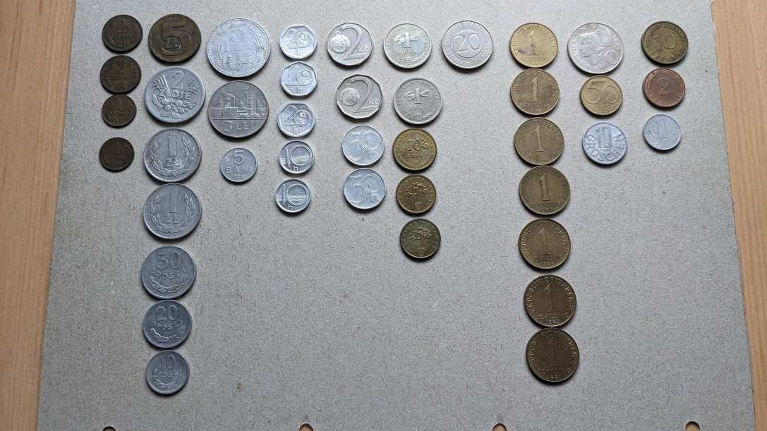 Régi külföldi fémpénzek