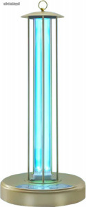 ExcellTel CDX-2040G UVC germicid fertőtlenítő lámpa arany
