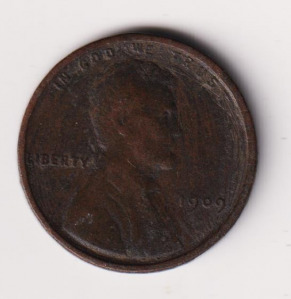 USA bronz 1 Cent 1909 VDB!!