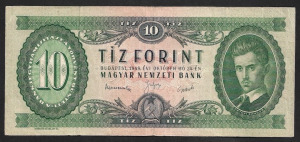 10 forint 1949 F 1 ft-ról