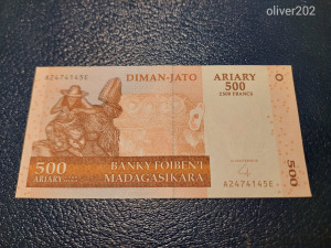 2004  MADAGASZKÁR  500  ARIARY  HAJTATLAN  !!!