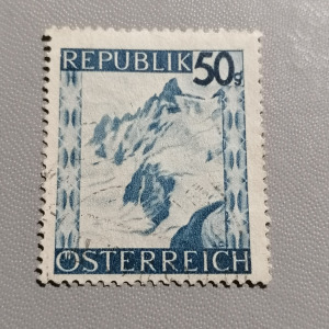 Pecsételt bélyeg Ausztria.  1946.