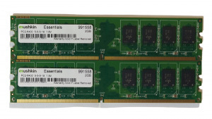 Mushkin Essentials 4GB (2x2GB) DDR2 800MHz memória