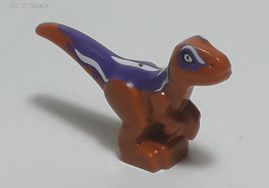 Lego Jurassic World 76945 Dinoszaurusz Bébi figura (dark orange) 2022