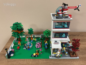 LEGO City 60204 Kórház és Park (MOC) Szökőkúttal (40221)