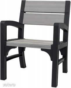 Keter szék WLF grafit / barna szürke 67x62x89,5 cm, 17205050