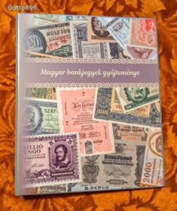 Magyar bankjegyek gyűjteménye - Egyedi készítésű papírpénztároló album (F142)