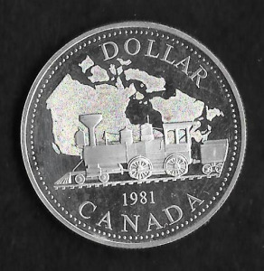 1981. Kanada , 1 Dollár  alkalmi  érme   ( Ag , PP )