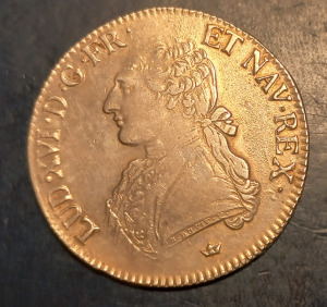 XVI: Lajos  1 ecu  1788  Toulouse  M ,  Franciaország  Ag ( ezüst )
