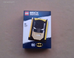 Új, BONTATLAN  LEGO Brick Sketches 40386  BATMAN . Kifutott darab...