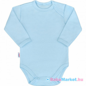 Body babáknak - hosszú ujjú New Baby Pastel kék 62 (3-6 hó)