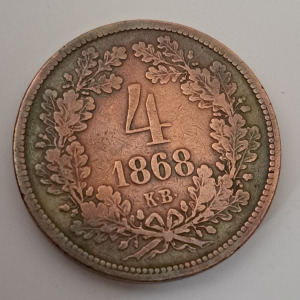 1868 KB 4 Krajcár