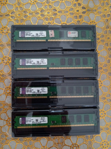 Kingston 16GB (4x4gb) DDR3 pc3-12800 1600MHz CL11 KVR16N11/4 deszktop memória használt, de hibátlan