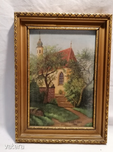 Egyed Imre 1976 Templom festmény