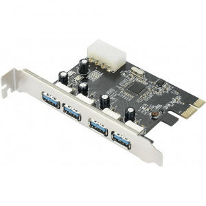 4 portos USB 3.0 kontroller kártya PCI, Renkforce