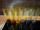 Retro Karcagi színes irizáló repesztett fátyolüveg pohár készlet 6 darab Kép