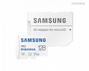 Samsung 128GB microSDXC Class10  U3 V30 PRO Endurance + adapterrel MB-MJ128KA/EU