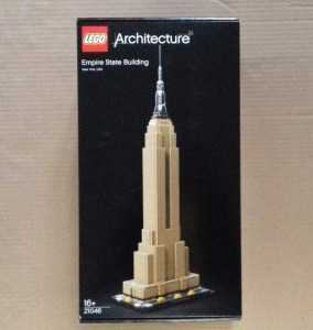 Új -  BONTATLAN Lego Architecture  21046  EMPIRE STATE BUILDING - KIFUTOTT darab