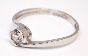 Fehér arany gyűrű (ZAL-Au 104839)