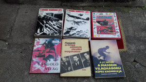 Régi retro vegyes könyvcsomag Német második világháború lexikon stb egyben eladó