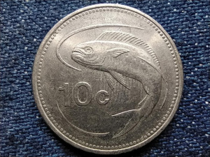 Málta nagy aranymakrahal 10 cent 1998 (id49949)