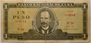 Kuba 1 peso 1968