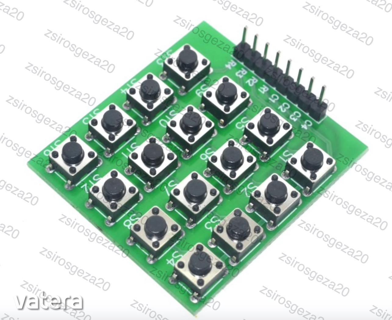 4x4 Key Switch Keypad Keyboard Matrix Array Matrix Keyboard Switch ...