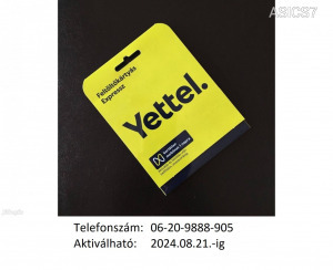 ÚJ!!! Yettel-es (Telenor-os, Pannon-os) normál-micro SIM kártya Könnyű hívószámmal!