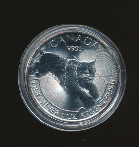 Kanada 1 oz ezüst 2017, Lynx