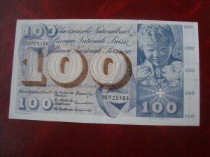 1973 1000 frank Svájc AUNC