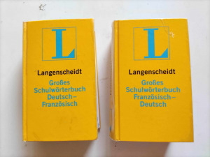 Langenscheidt Grosses Schulwörterbuch Franzözisch- Deutsch/ De-Fr