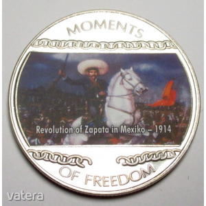 Libéria, 10 dollars 2004 PP - A szabadság pillanatai - Mexikói forradalom - 1914 UNC
