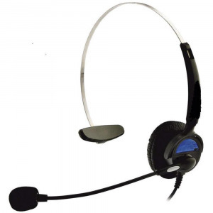 Headset vezetékes telefonokhoz, mono Mono KJ-97 On Ear