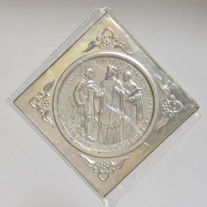 1935  Pázmány  ezüst 2 Pengő csegely  ( ARTEX veret )  -PR109