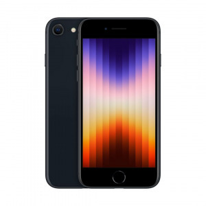 Apple iPhone SE 3 128GB (2022) Midnight MMXJ3 Telefon, Okosóra Mobiltelefon