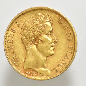 1829 A Franciaország  X. Károly arany 40 francs  (PAP313)